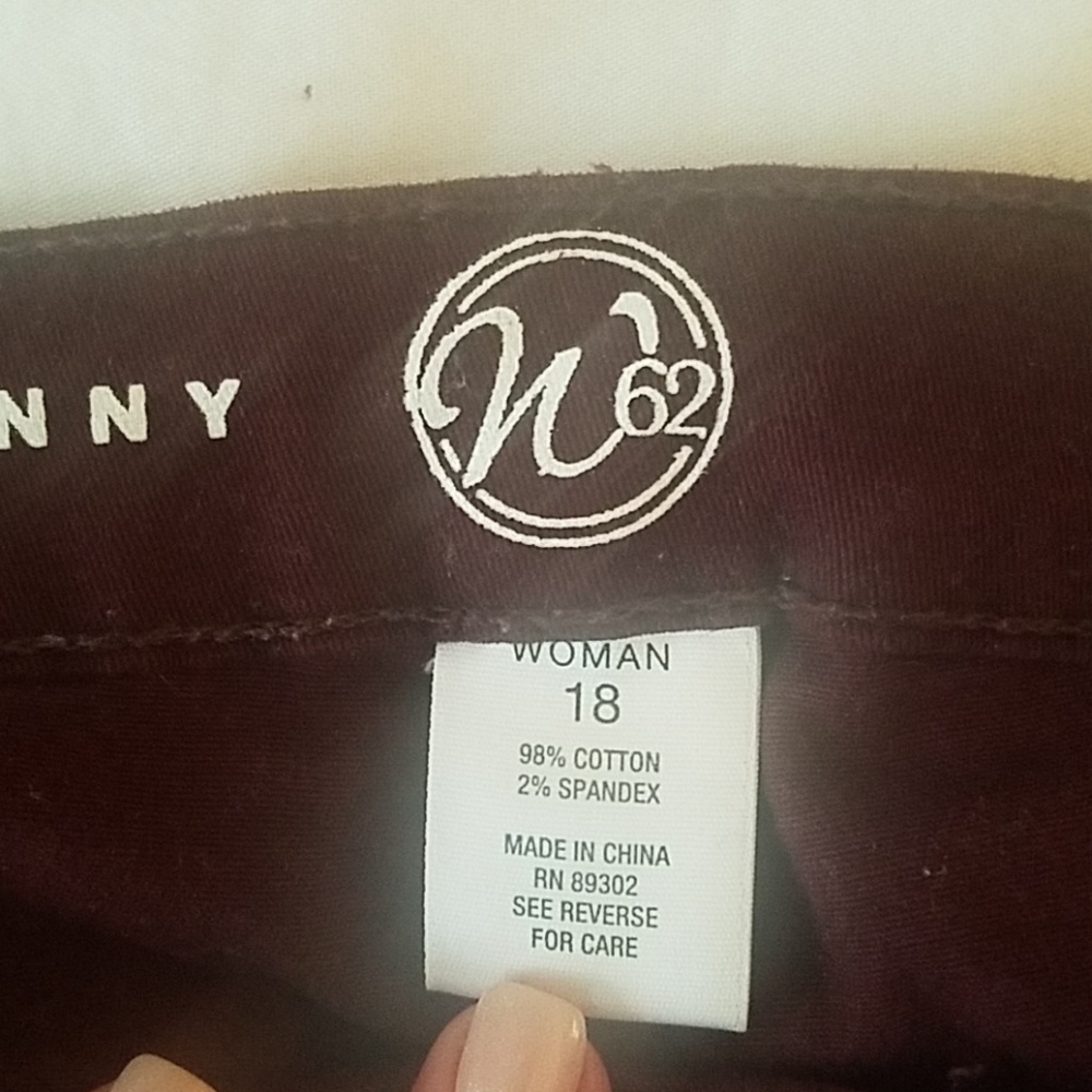 Burgundy Pants - Picture 3 of 3